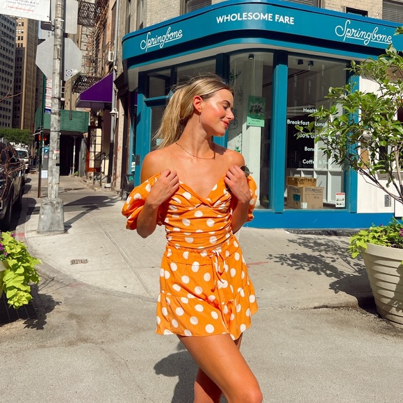 Two piece puff sleeve short set - Picture 4 of 4